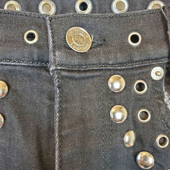CURRENT Elliott Skinny Stiletto Jeans With Studs - Picture 10 of 13